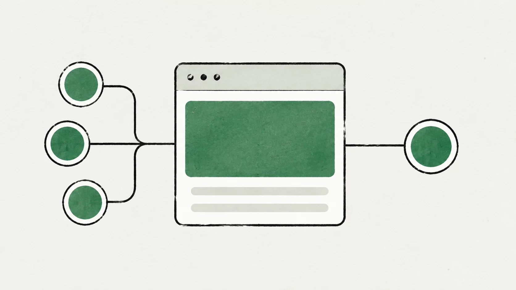 Une page web reliée à une équipe de trois intervenants et à un intervenant indépendant