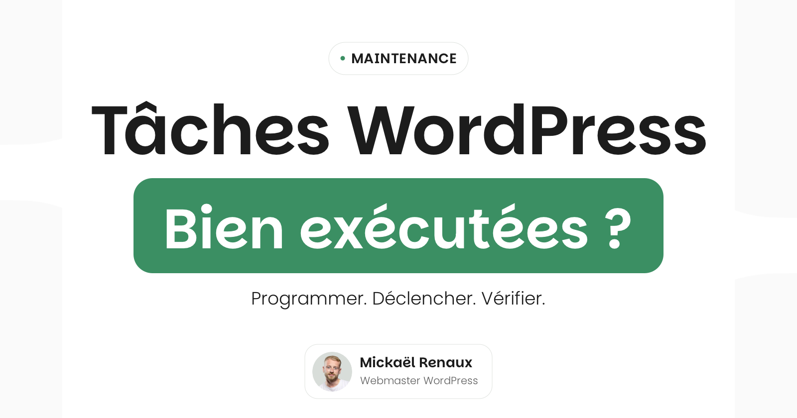 Cron WordPress : vérifier et fiabiliser les tâches planifiées