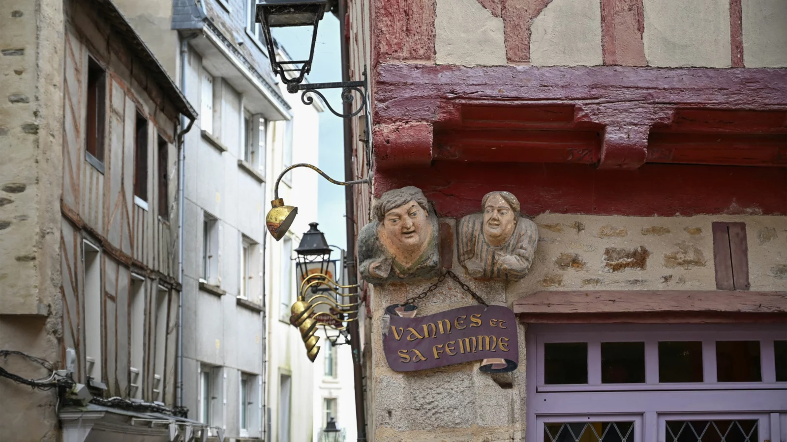 Une rue du centre historique de Vannes