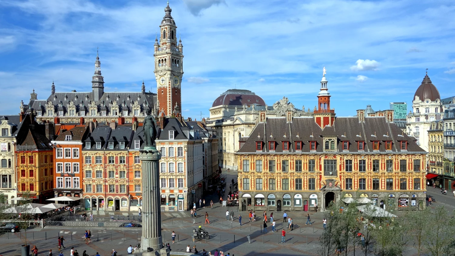 Place du Général-de-Gaulle et Vieille Bourse à Lille